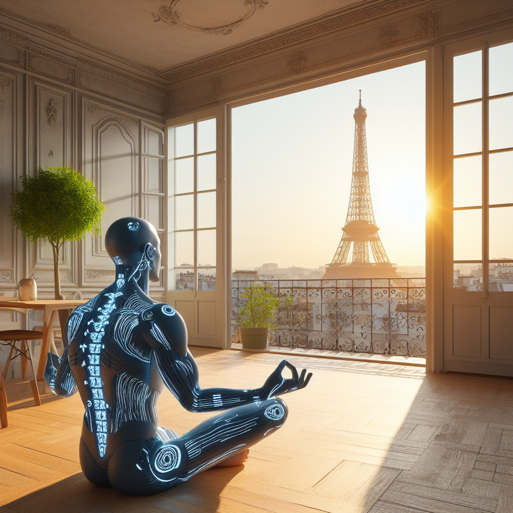 Homme qui médite paris